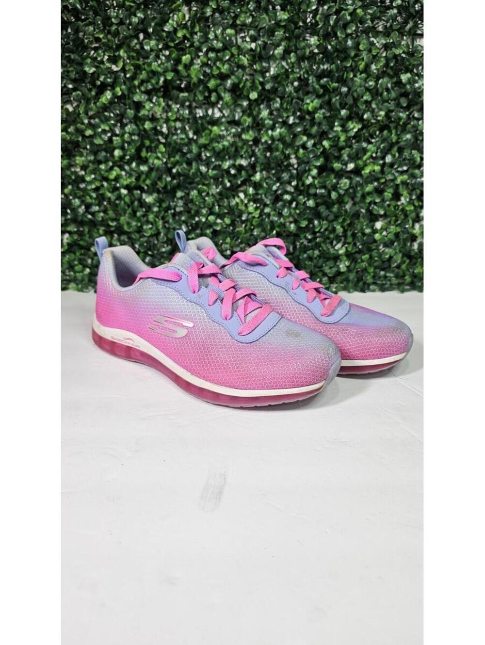 Skechers Pink Purple Sneakers Size 4.5 Kids Athletic Shoes